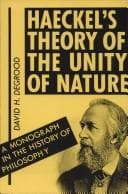 Tapa de Haeckel's theory of the unity of nature