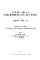 Tapa de Sprachatlas der deutschen Schweiz