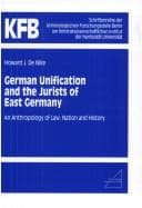 Tapa de German Unification and the jurists of East Germany