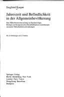 Tapa de Jahreszeit und Befindlichkeit in der Allgemeinbevölkerung