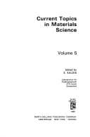 Tapa de Current topics in materials science