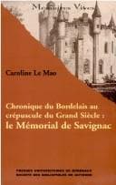 Tapa de Chronique du bordelais au crépuscule du grand siècle