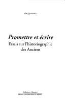 Tapa de Promettre et écrire