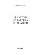 Tapa de Le antitesi nella poesia di Ungaretti