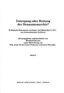 Tapa de Untergang oder Rettung der Donaumonarchie?