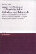 Tapa de Gregor von Montesacro und die geistige Kultur Süditaliens unter Friedrich II