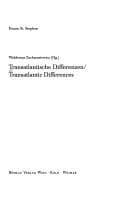 Tapa de Transatlantische Differenzen = Transatlantic differences