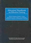 Tapa de Educators' handbook on effective testing