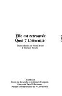 Tapa de Elle est retrouvée! Quoi? L'éternité!