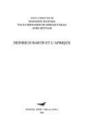 Tapa de Heinrich Barth et l'Afrique
