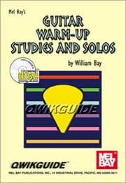 Tapa de Mel Bay's Guitar Warm-Up Studies and Solos Book
