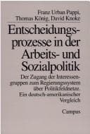 Tapa de Entscheidungsprozesse in der Arbeits- und Sozialpolitik