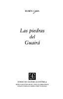 Tapa de Las piedras del Guairá
