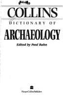 Tapa de Collins dictionary of archaeology