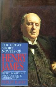 Tapa de The Great Short Novels of Henry James
