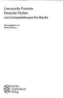 Tapa de Literarische Portraits Deutsche Dichter von Grimmelshausen bis Brecht