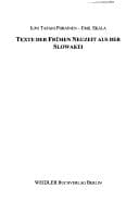 Tapa de Texte der Frühen Neuzeit aus der Slowakei