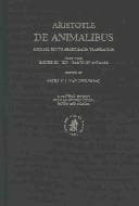 Tapa de Aristotle: De animalibus