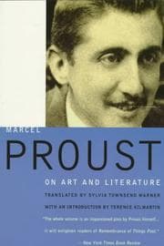 Tapa de Marcel Proust on art and literature, 1896-1919