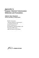 Tapa de Approaches to European historical consciousness