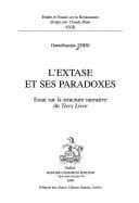 Tapa de L' extase et ses paradoxes