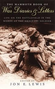 Tapa de The Mammoth Book of War Diaries and Letters