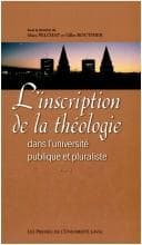 Tapa de L'inscription de la théologie dans l'université publique et pluraliste