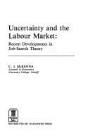 Tapa de Uncertainty and the labour market
