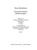 Tapa de Kleinere Schriften (Gesammelte Schriften, Jubiläumsausgabe / Moses Mendelssohn) (German Edition)