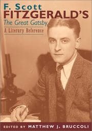 Tapa de F. Scott Fitzgerald's The great Gatsby