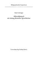Tapa de Althochdeutsch als Anfang deutscher Sprachkultur