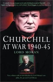 Tapa de Churchill at War 1940-45