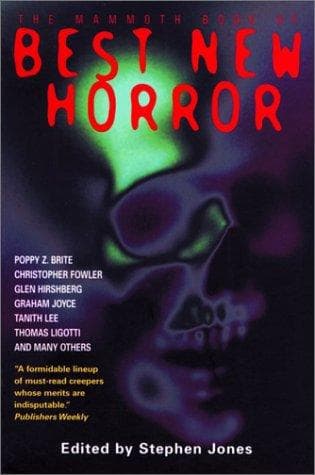 Tapa de Best New Horror (Mammoth Book of Best New Horror)