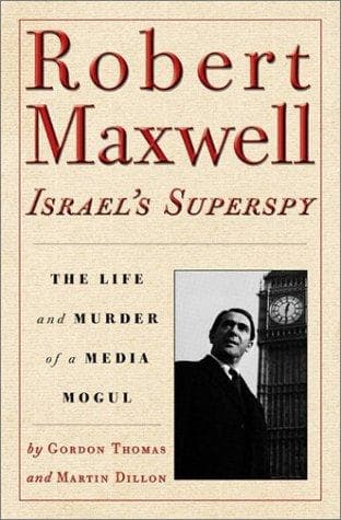 Tapa de Robert Maxwell, Israel's superspy