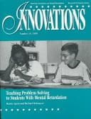 Tapa de Teaching Problem Solving to Students with Mental Retardation (Innovations, No 15) (Innovations)