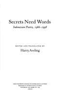 Tapa de Secrets Need Words