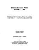 Tapa de Experiences with literature