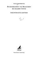 Tapa de Buchstäblichkeit und Bildlichkeit bei Adalbert Stifter