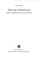 Tapa de Edda, Saga, Skaldendichtung