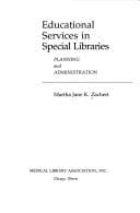 Tapa de Educational services in special libraries