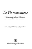 Tapa de La vie romantique