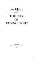 Tapa de The City of Fading Light