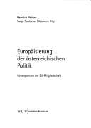 Tapa de Europ©Þisierung der ©œsterreichischen Politik