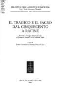 Tapa de Il Tragico e il sacro dal Cinquecento a Racine