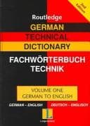 Tapa de Langenscheidt Routledge German technical dictionary =