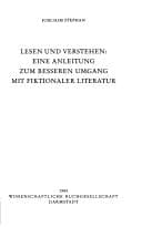 Tapa de Lesen und Verstehen