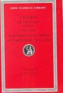 Tapa de De oratore in two volumes