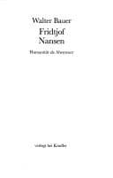 Tapa de Fridtjof Nansen