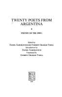 Tapa de Twenty poets from Argentina
