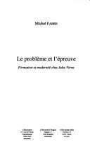 Tapa de Le problème et l'épreuve